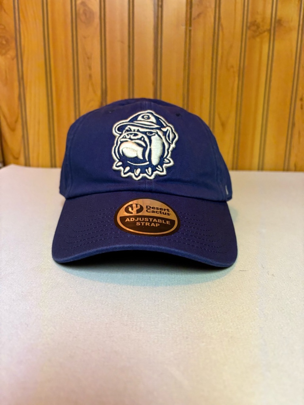 Georgetown university Hoyas Navy Bulldogs Adjustable Strap Cap
